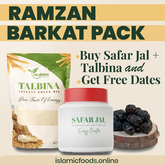 Sehri Power Bundle: 1x Safar Jal + 1x Talbina + Dates