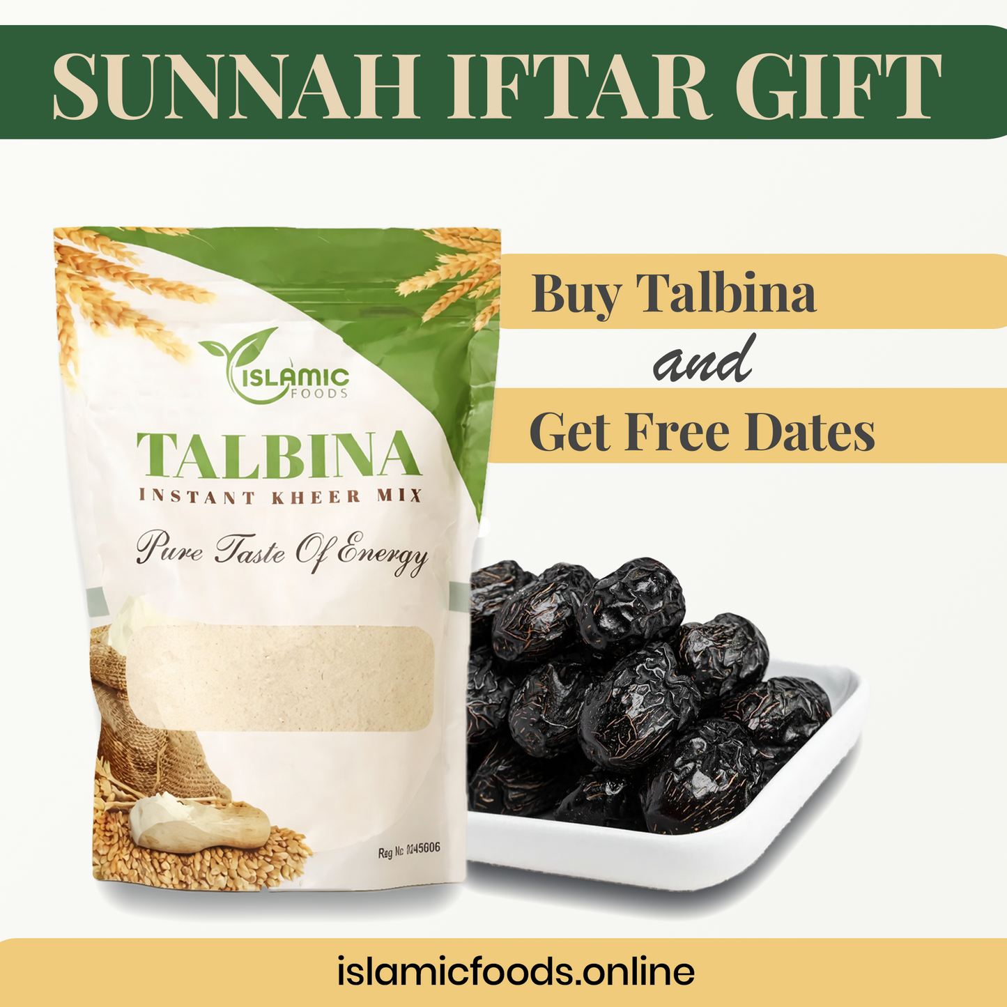 Buy Talbina get Dates free
